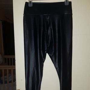 Mix No. 6 black liquid shine leggings